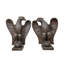Bronze Eagle on Ball Sculpture Set