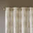 Victorio Printed Jacquard Grommet Top Total Blackout Single Curtain Panel-1251219724-1251219723
