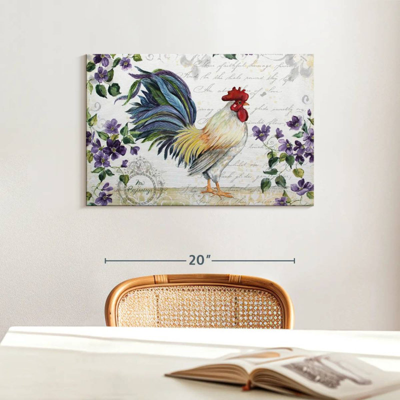 Brampt Seasonal Rooster I, 16" H x 24" W