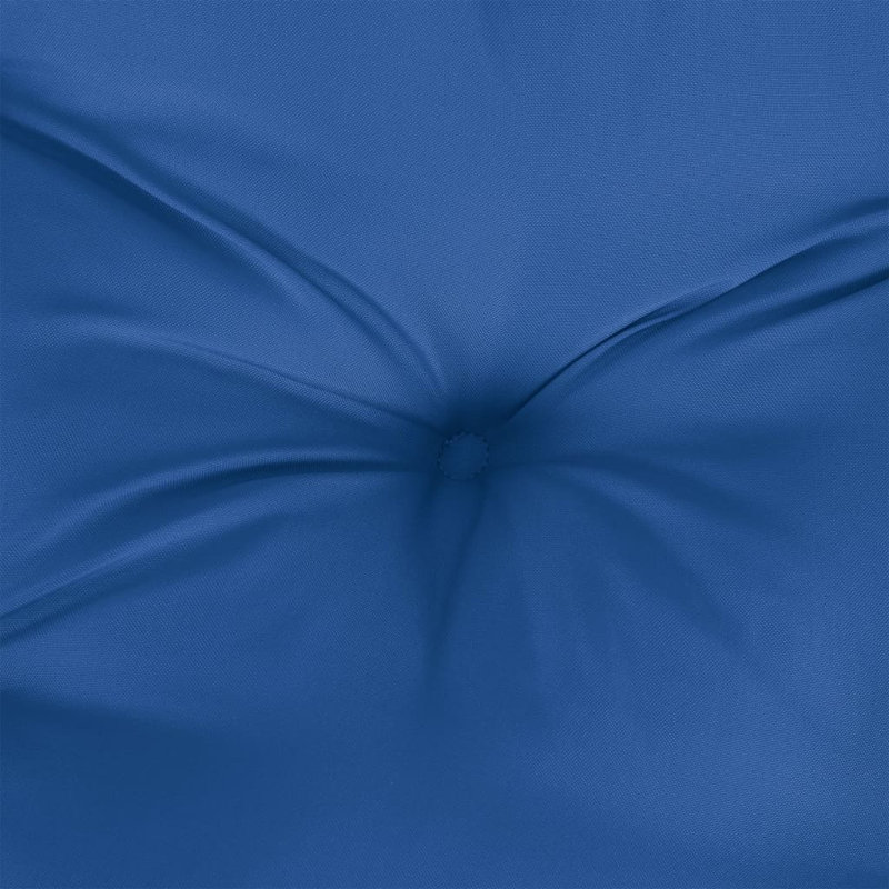 Coussin de banc en tissu Oxford, Bleu, H 2,8 po x l 78,8 po x P 19,7 po