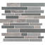 Diore Crest Interlocking 12 in. x 12 in. Glass Porcelain Blend Mosaic Wall Tile-2029158191