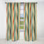 Rideau occultant rayé Green Industrial Chic Striped Patterns II - 1 panneaux-107546743
