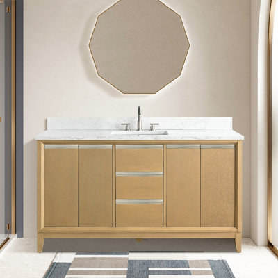 60 Double Bathroom Vanity with Top