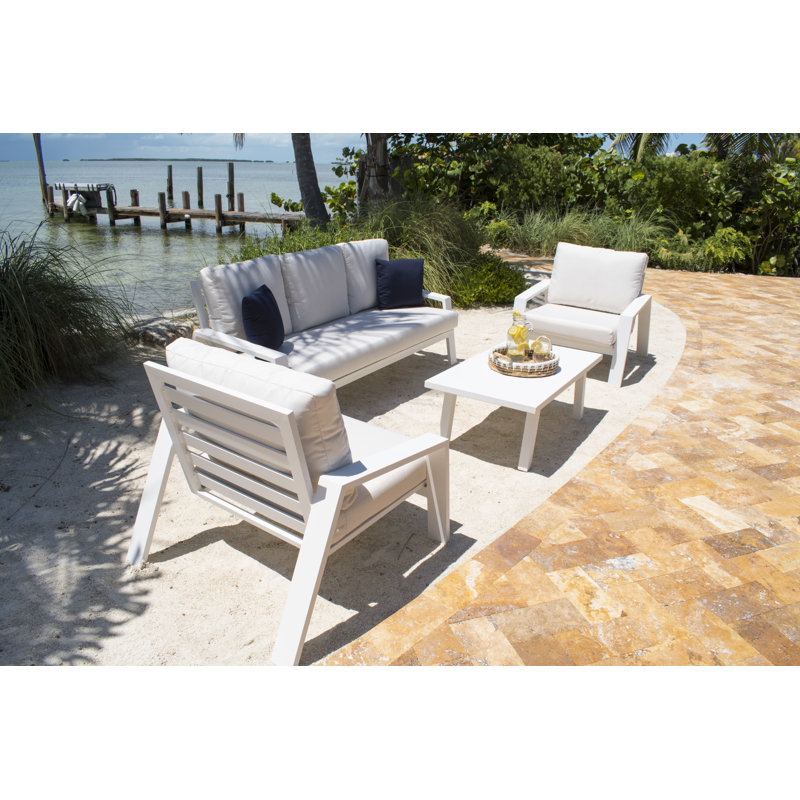 Mykonos 5 - Person Outdoor Seating Group with Cushions, Standard