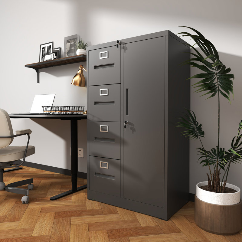 Armoire à dossiers verticale Panthia, Noir