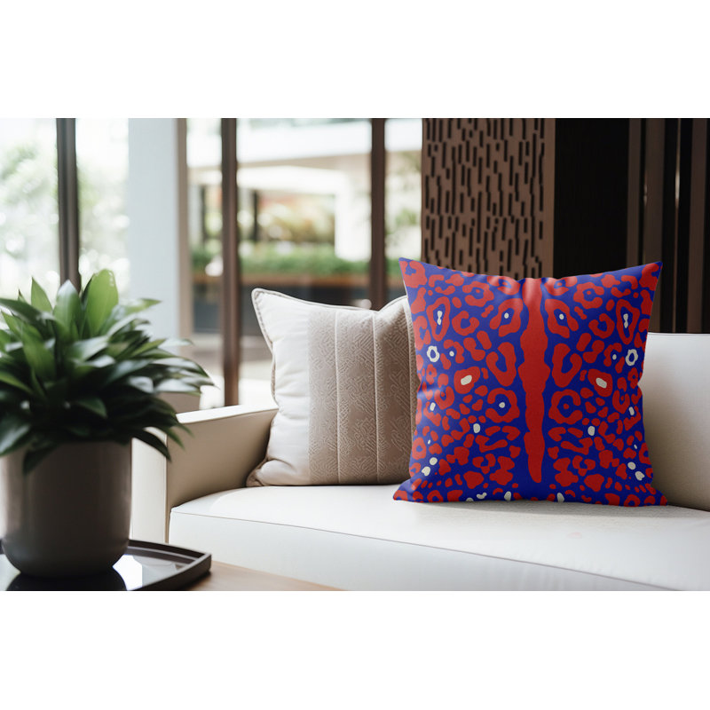 Coussin d'intérieur Sani, Flamme patriote, 16 po x 16 po