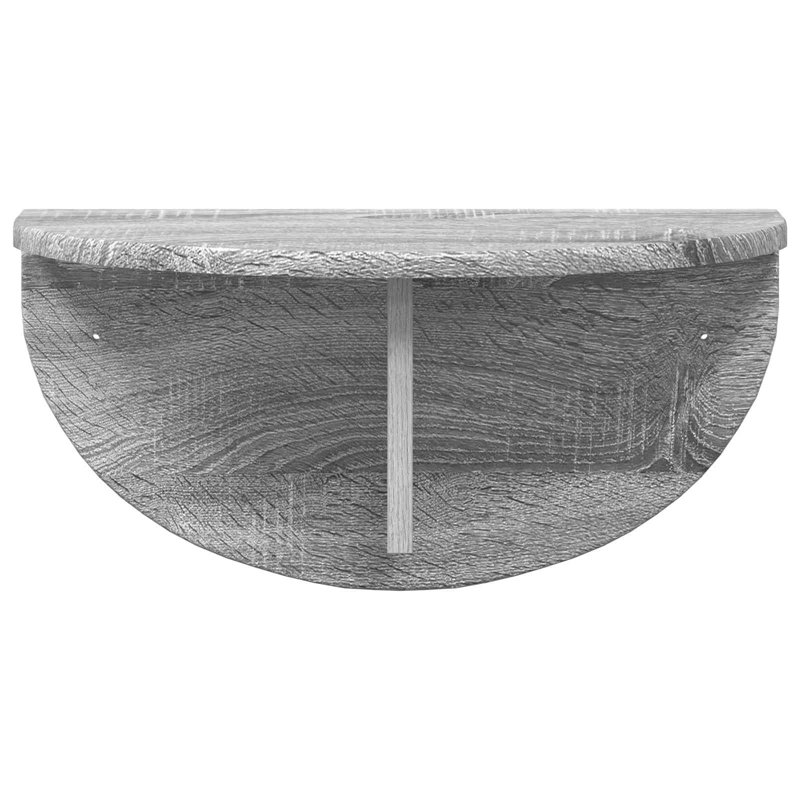 Floating Shelf, 24cm H x 48cm W x 24cm D, Grey Sonoma