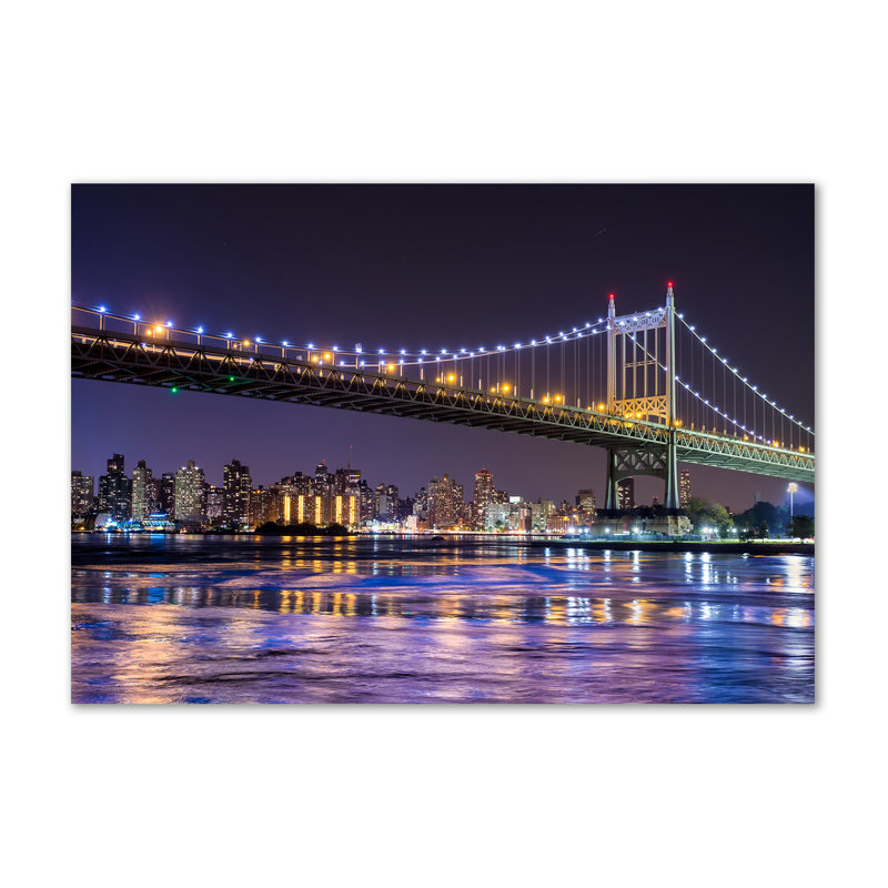 Bridge In New York - Wrapped Canvas Print