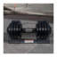 Haltère ajustable en acier, capacité de 22 lb, noir