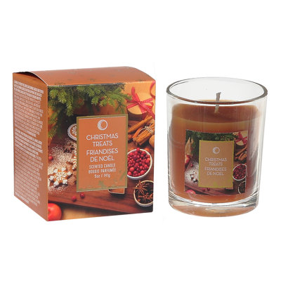 Bougie parfumée de Noël