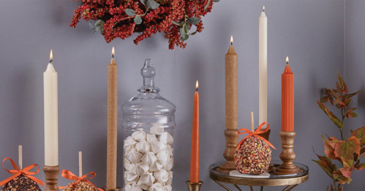 Set the mood and illuminate any occasion with the subtle grace and beauty of Root Dinner Candles.
