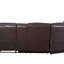 Ensemble de canapé modulaire inclinable en forme de L en cuir respirant pour un confort et une détente ultimes-478990742