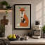 Dignified Fox Modern - Wrapped Canvas-1165288791-1165288794