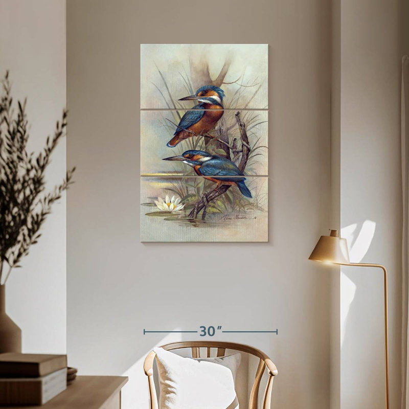 Brampt River Kingfisher, 57" H x 36" W