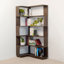 Bibliothèque de coin autoportante en L de 90 cm (35,43 po) à 5 niveaux pour salon, chambre à coucher, bureau à domicile, bibliothèque en bois avec panneau anti-chute et dispositif anti-basculement, tablette ouverte-129860150