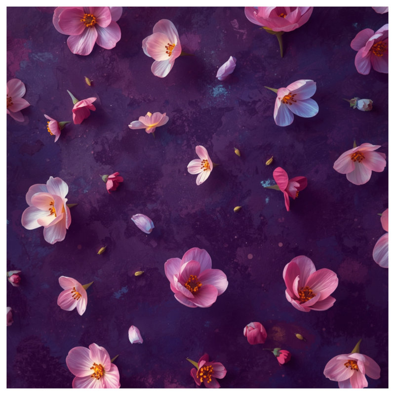 Pink Cherry Blossoms Comforter, Twin