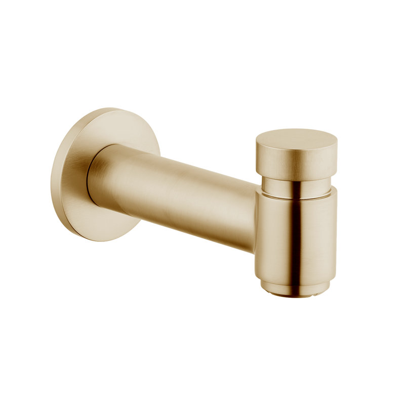 Talis S Wall Mounted Tub Spout with Diverter, Brushed Bronze