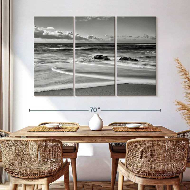 Sebbie Whispering Sands Beach, 42" H x 65" W