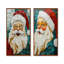 «Santa's Christmas Jolly Laugh I» - ensemble d'art mural de Noël père Noël 2 pièces-25625971-25625969