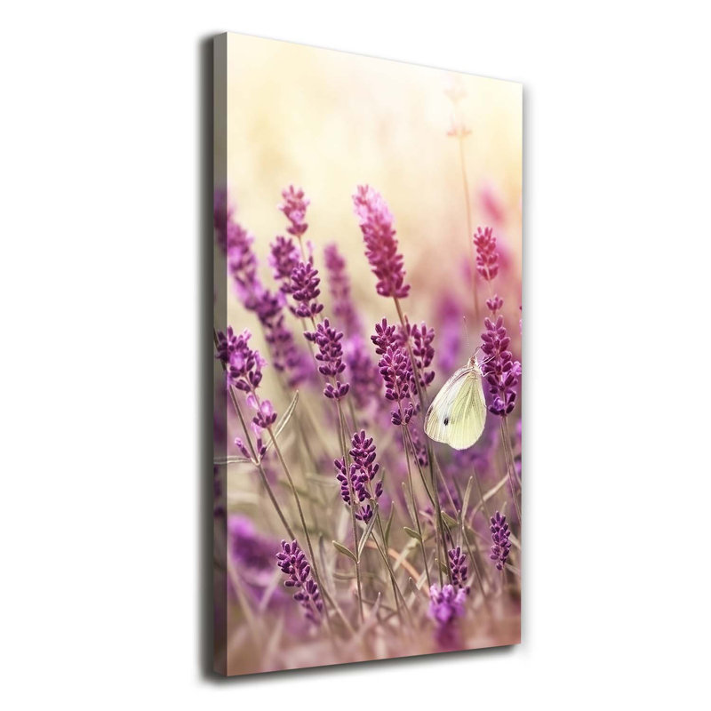 Lavender Flowers - Wrapped Canvas Print