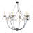 Spring Island Basket 8 - Light Dimmable Classic / Traditional Chandelier