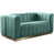 Velours vert menthe