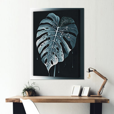 Philodendron feuille II - reproduction sur toile