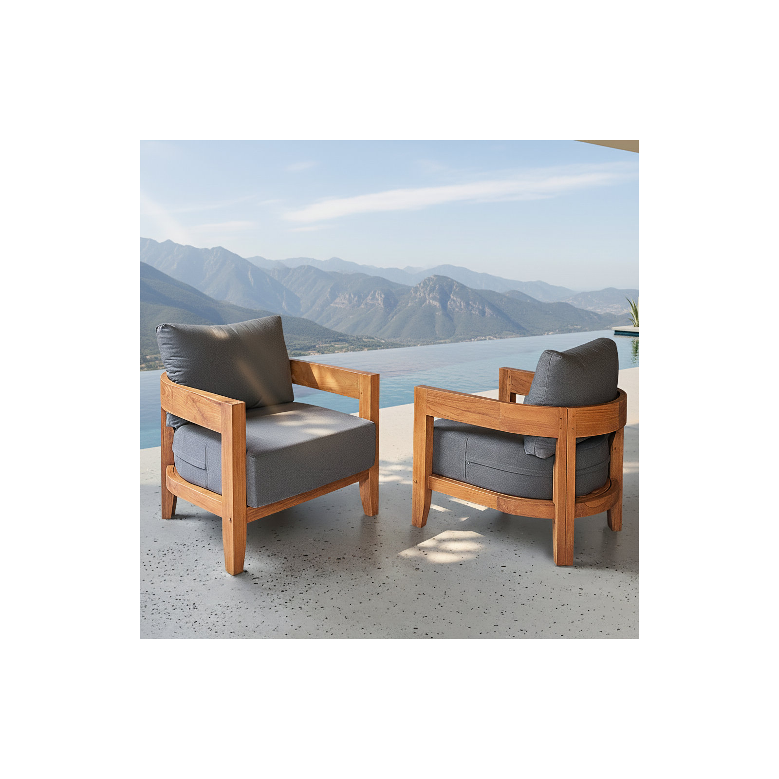 Birch Lane Keaton Teak Chair - Thumbnail 3