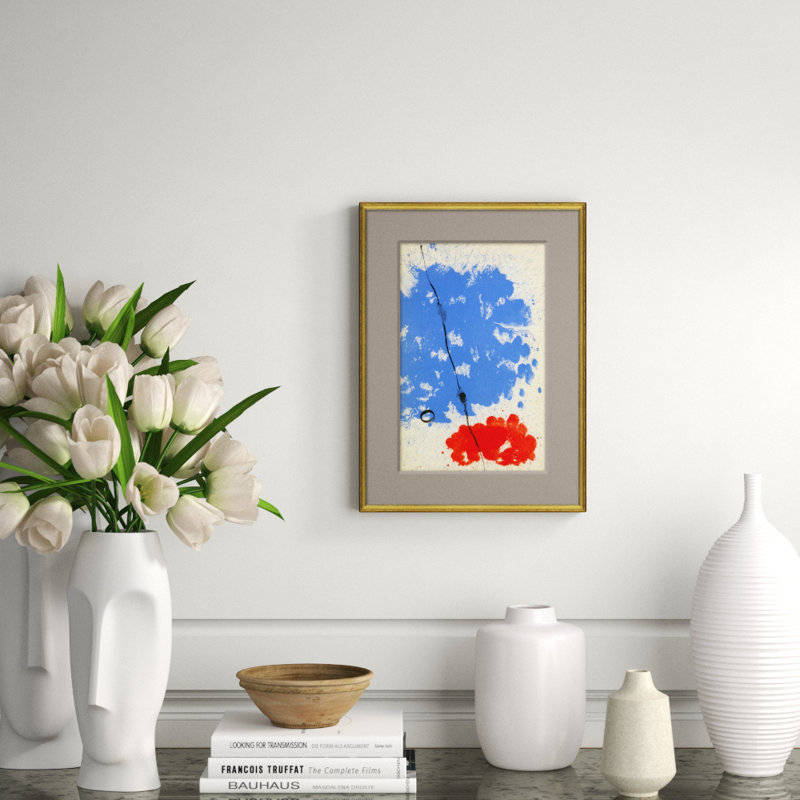 Blue Splash Framed