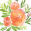 «Peachy Floral I» par Bluebird Barn - impression sur toile tendue