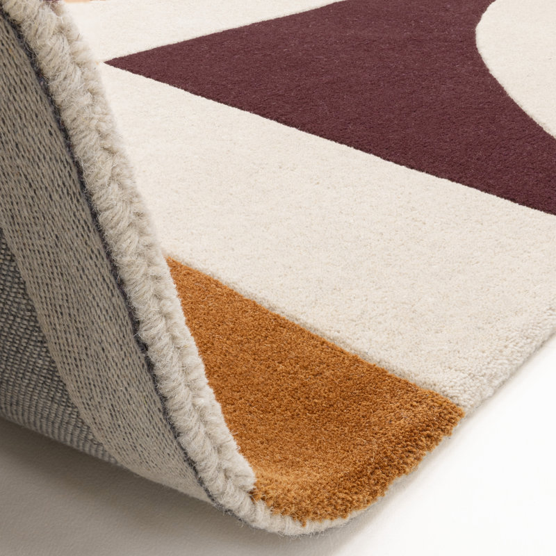 Wool Hand Tufted Area Rug, Rectangle 120 x 170 cm