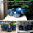 6 Inch Ceramic Plant Pot With Drainage Hole And Saucer, Round Succulent And Flower Planter For Indoor And Outdoor Use, Blue
