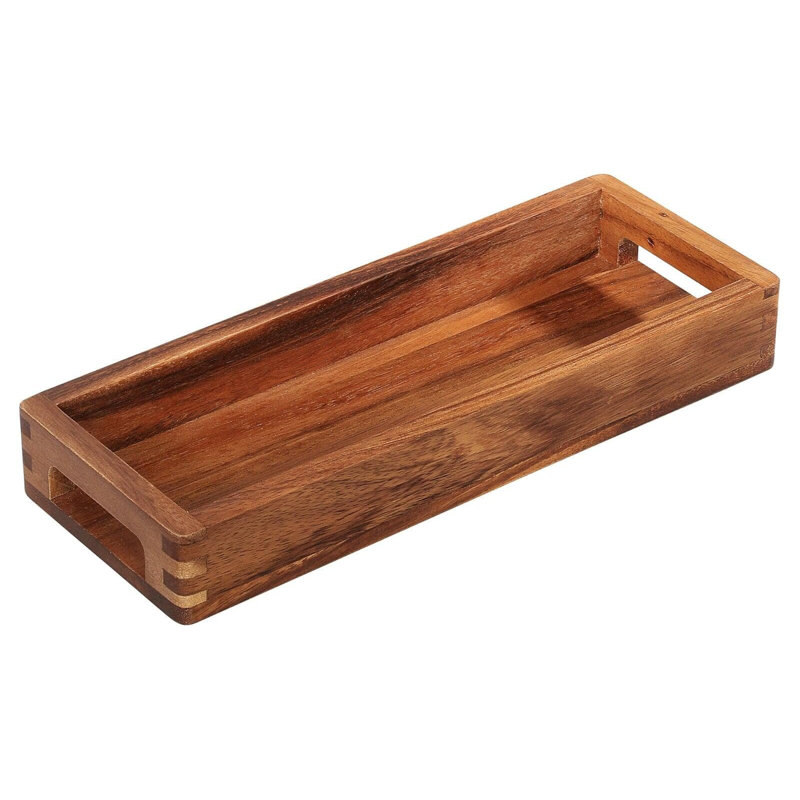 Plateau en bois d'acacia Lella Peak® Kaella, H 1,8 po x L 13 po x l 5 po