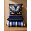 Zeugma Twin Horse Printed Silk Pillow