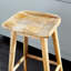Tabouret de bar en bois massif