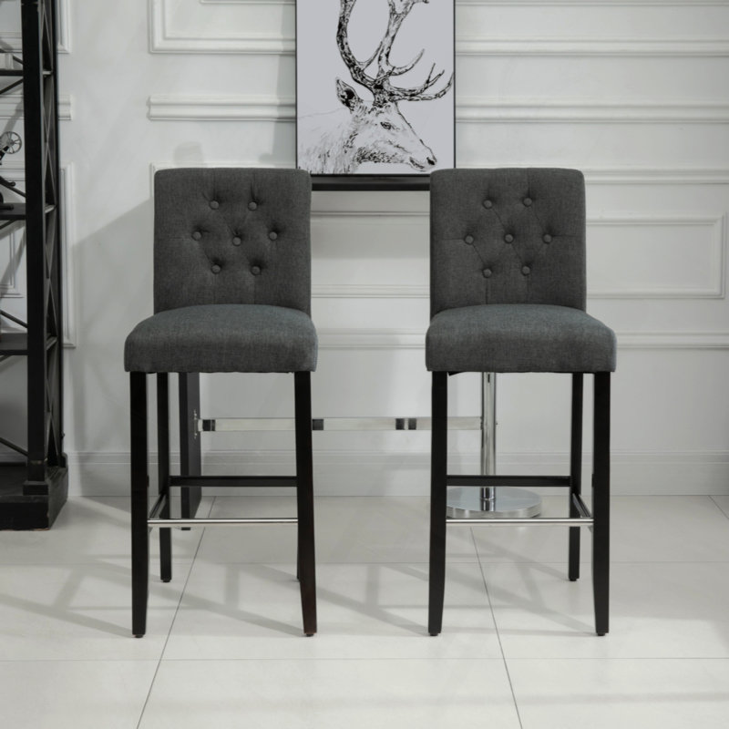Alecsandra Upholstered Counter Stool