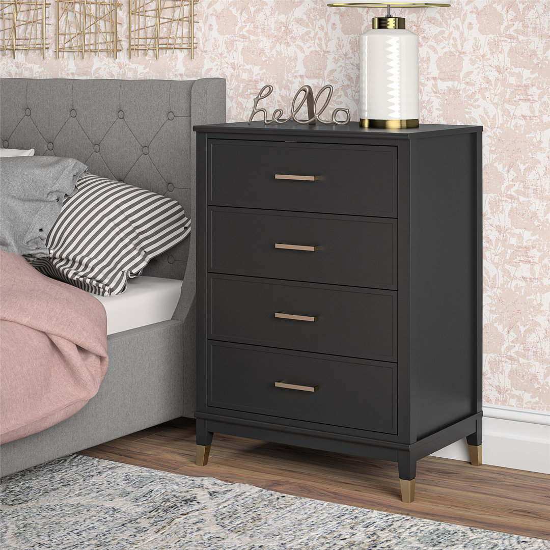 75cm W 4 - Drawer Chest of Drawers