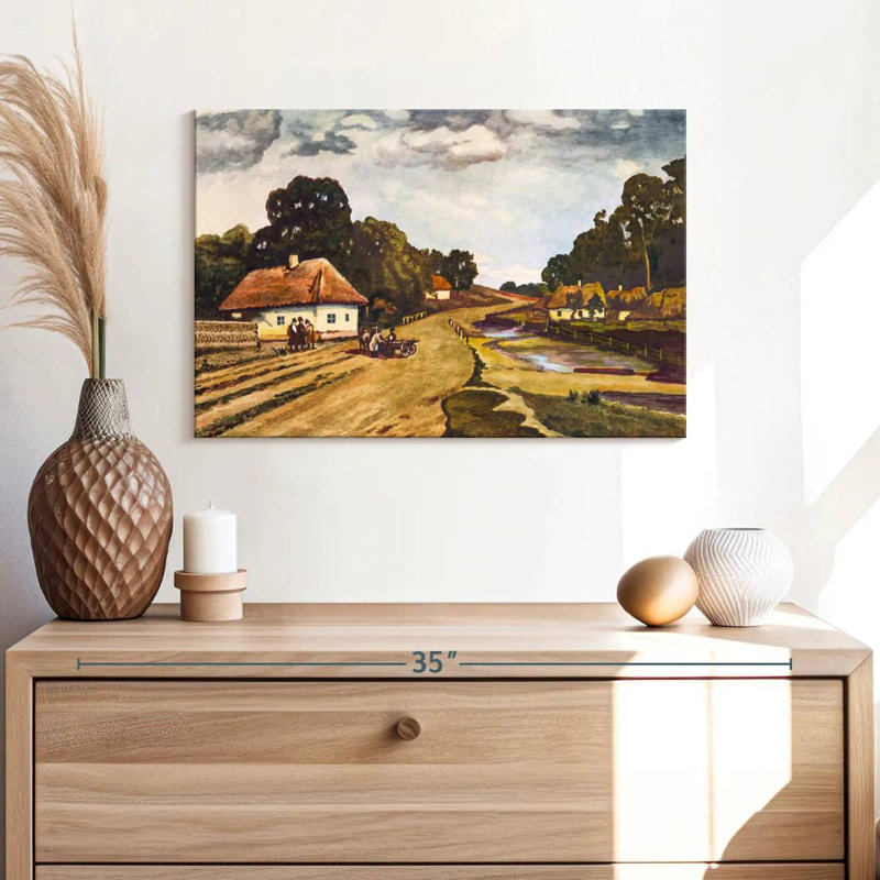 Paysage urbain d'Ukraine à Alvord, H 16 po x l 24 po