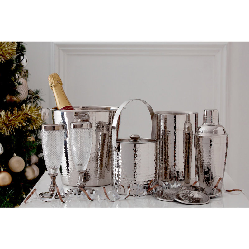 Anton Ice Bucket, Silver