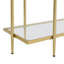 Console Table with Storage Shelves Narrow Hallway Entryway Sofa Table Modern