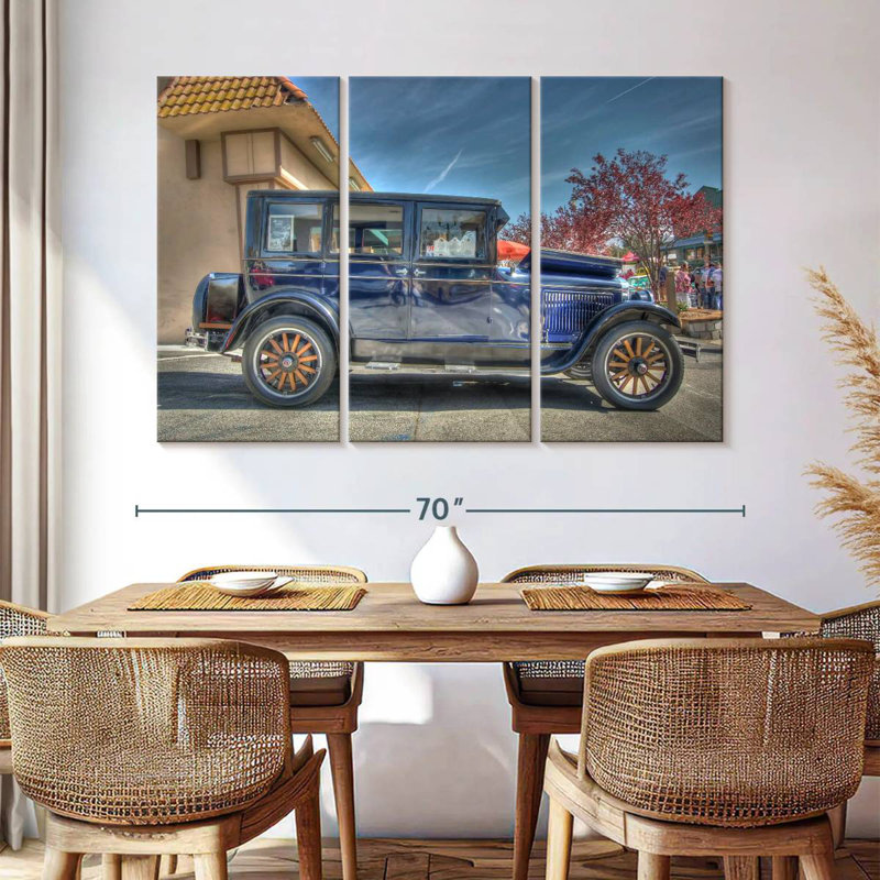 Jeep bleu rétro