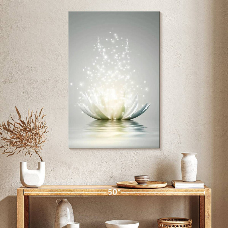 Sur toile, H 26 po x l 39 po x P 1,25 po