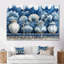 Poterie de plage dans des tons bleus et blancs - ensemble de décoration murale de poterie de plage-107181581-107181583