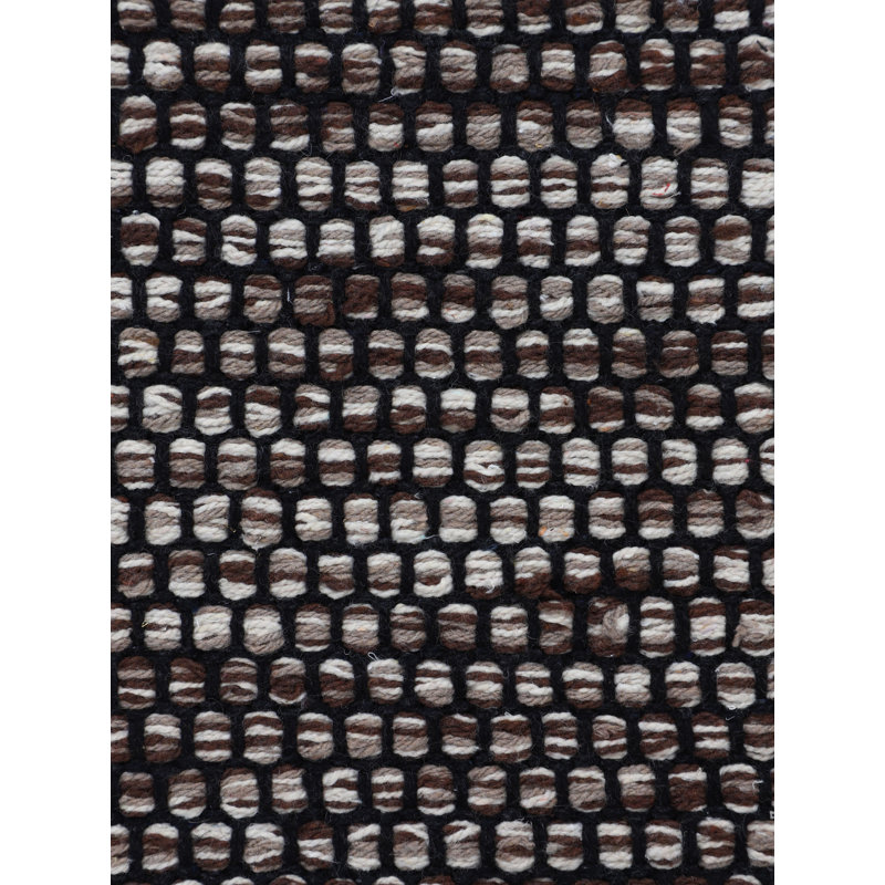 Kilim Mia Hand Woven Flatweave Cotton Brown Rug, Runner 80 x 500cm