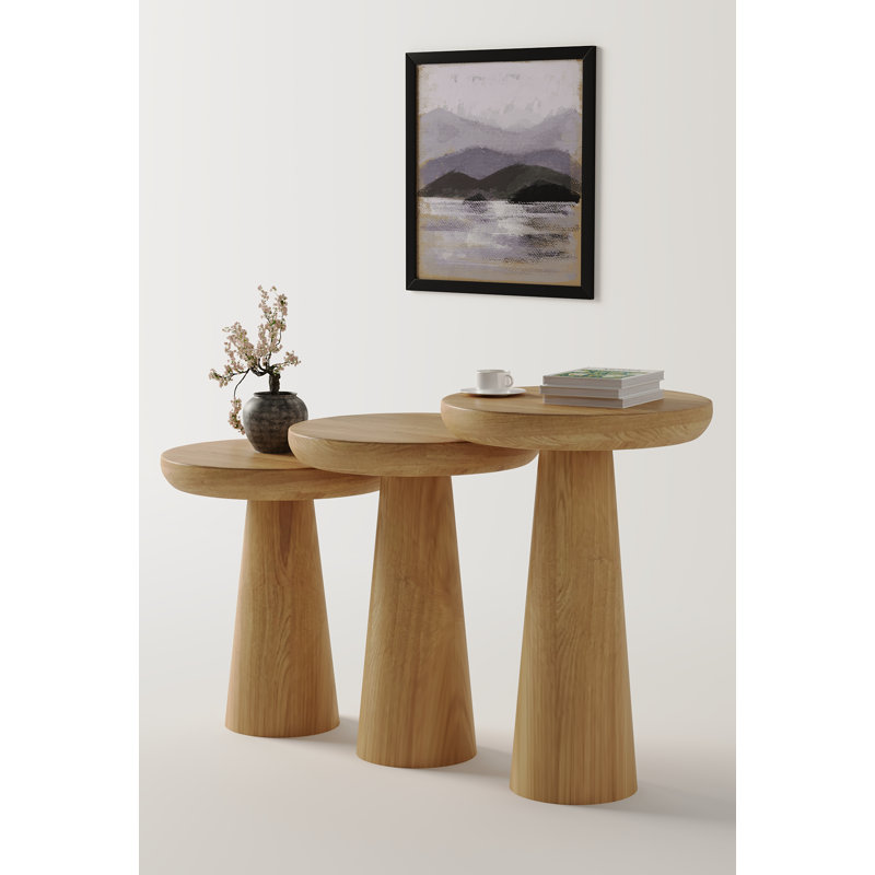Breisha Solid Wood Coffee Table, Natural
