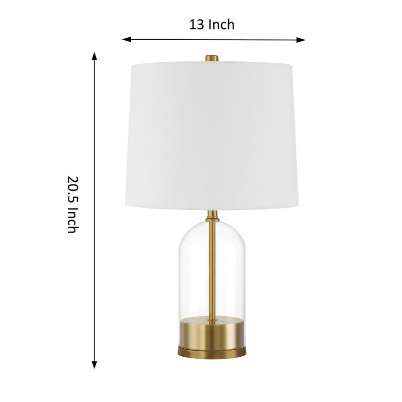 Badham 20.5" Glass Table Lamp Set