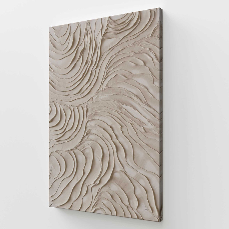 Toile roulée Wave Formations III, Toile tendue, H 54 po x l 36 po x P 1,25 po
