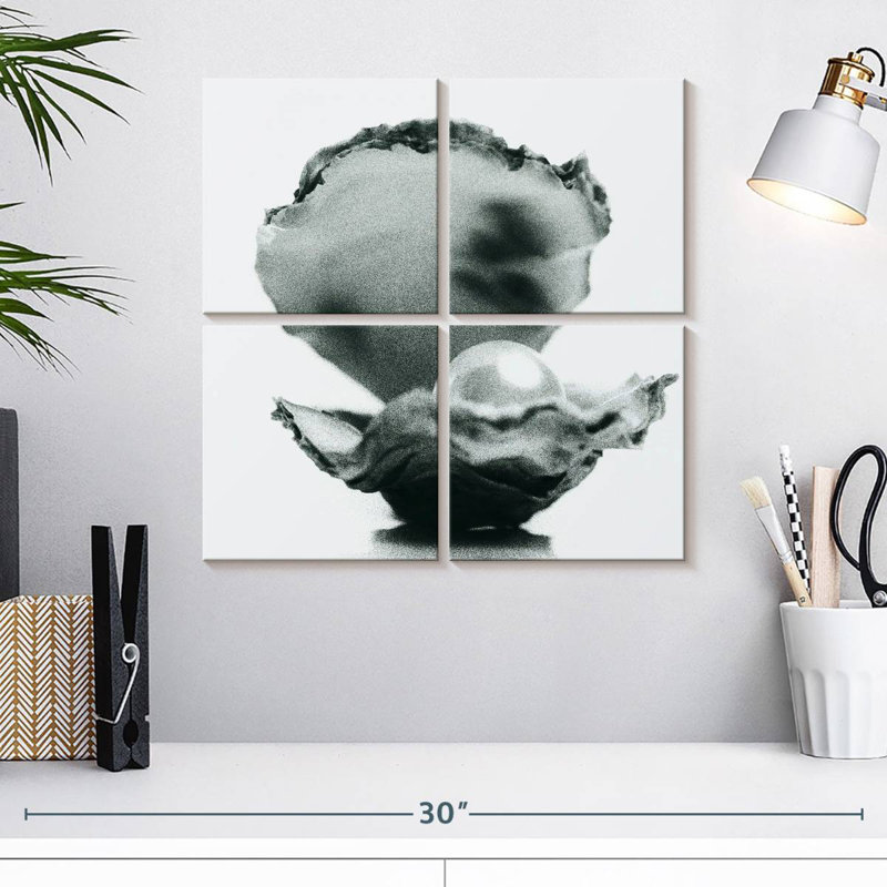 Perle d'huître monochromatique Brampt, H 18 po x l 18 po