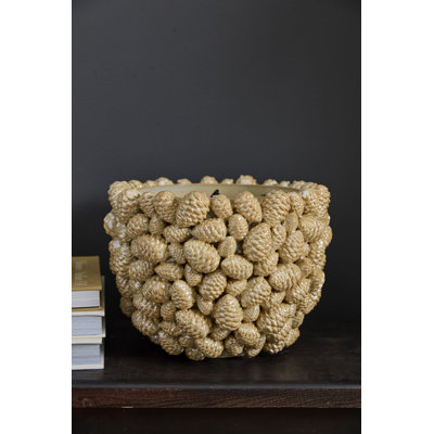 Pine Gold Pot 9"x 5.5"