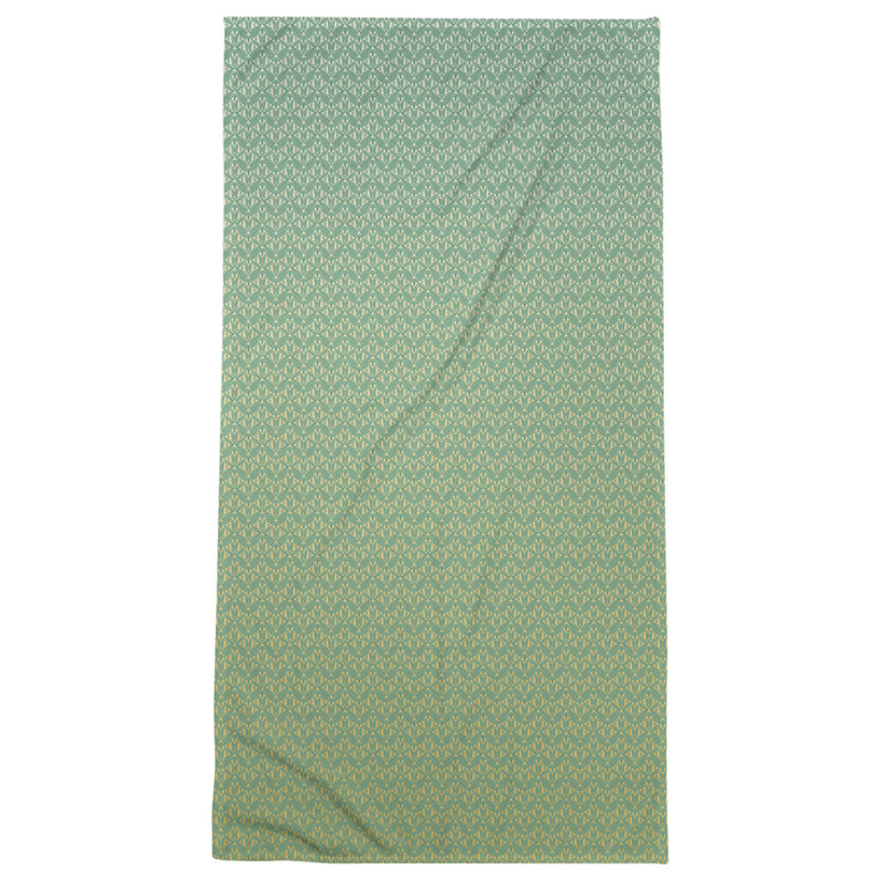 Katelyn Elizabeth Bath Towel, Green/Yellow
